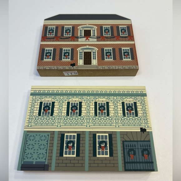 Cat’s Meow Other - Lot of 2 The Cats Meow New Orleans Christmas Series 1994 Shelf Sitter Houses